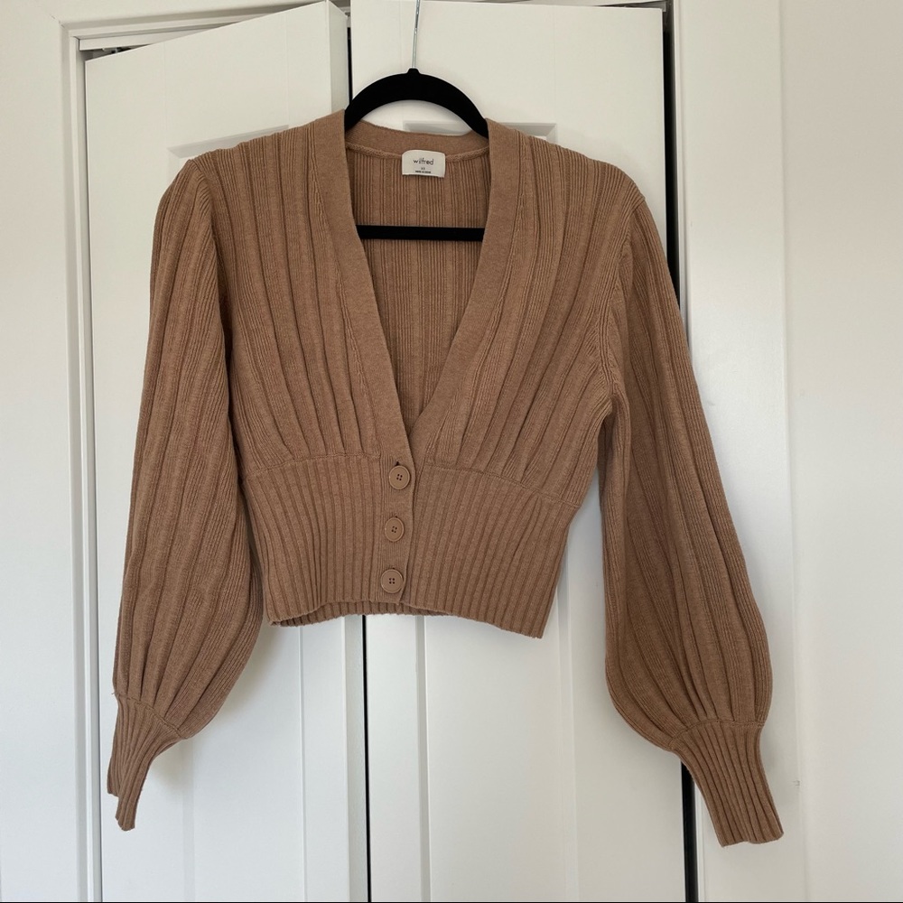 Wilfred Plunge Front Cardigan